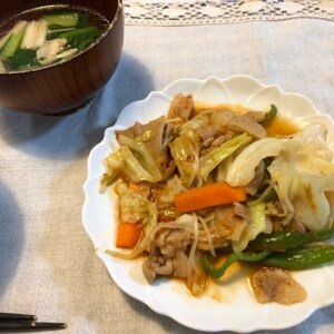 野菜たっぷり！回鍋肉